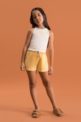 Conjunto Infantil Bugbee Regata Ribana e Short Tecido