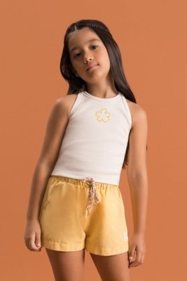 Conjunto Infantil Bugbee Regata Ribana e Short Tecido
