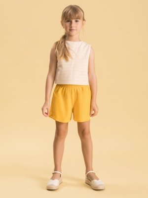 Conjunto Menina Infantil Bugbee Listrado Reversible
