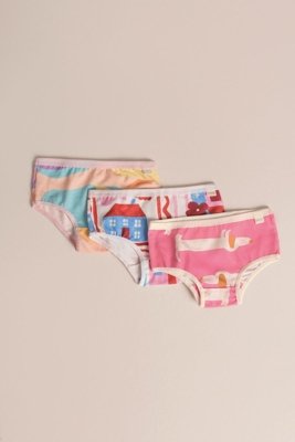 Kit Calcinha Infanitl Bugbee Estampada