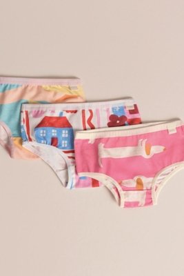 Kit Calcinha Infanitl Bugbee Estampada