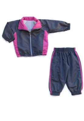 Conjunto agasalho longo Butu Biru Cinza/rosa Menor preço em Conjunto agasalho longo Butu Biru Cinza/rosa