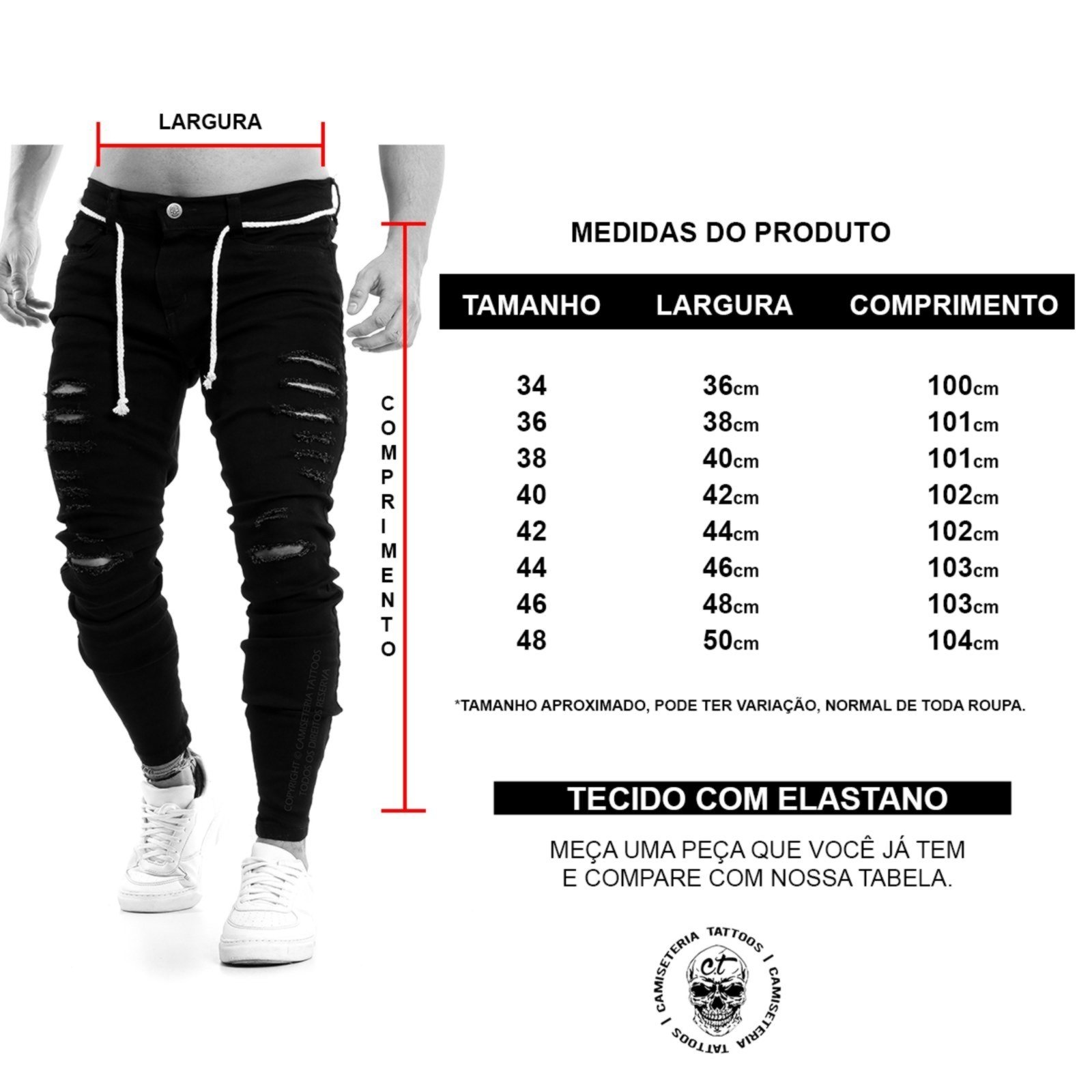 Calça Jeans Masculina Super Skinny Escura Ref 165 Compre Agora