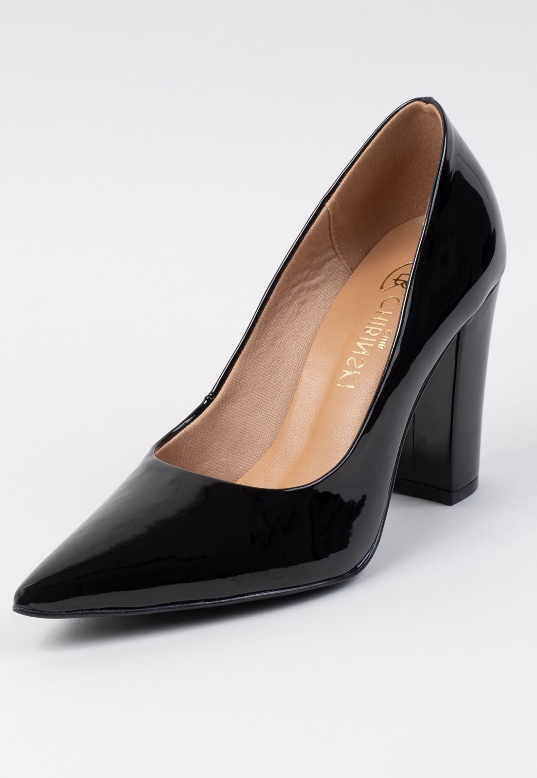 scarpin preto 10cm