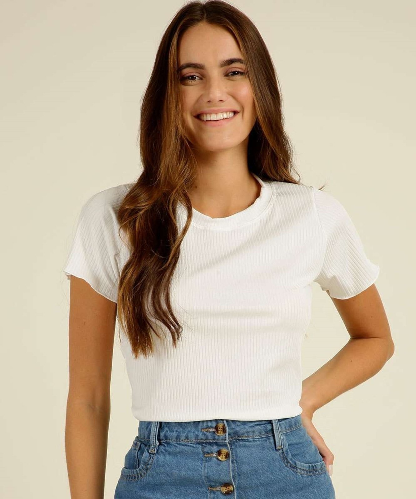 dafiti blusa feminina manga curta