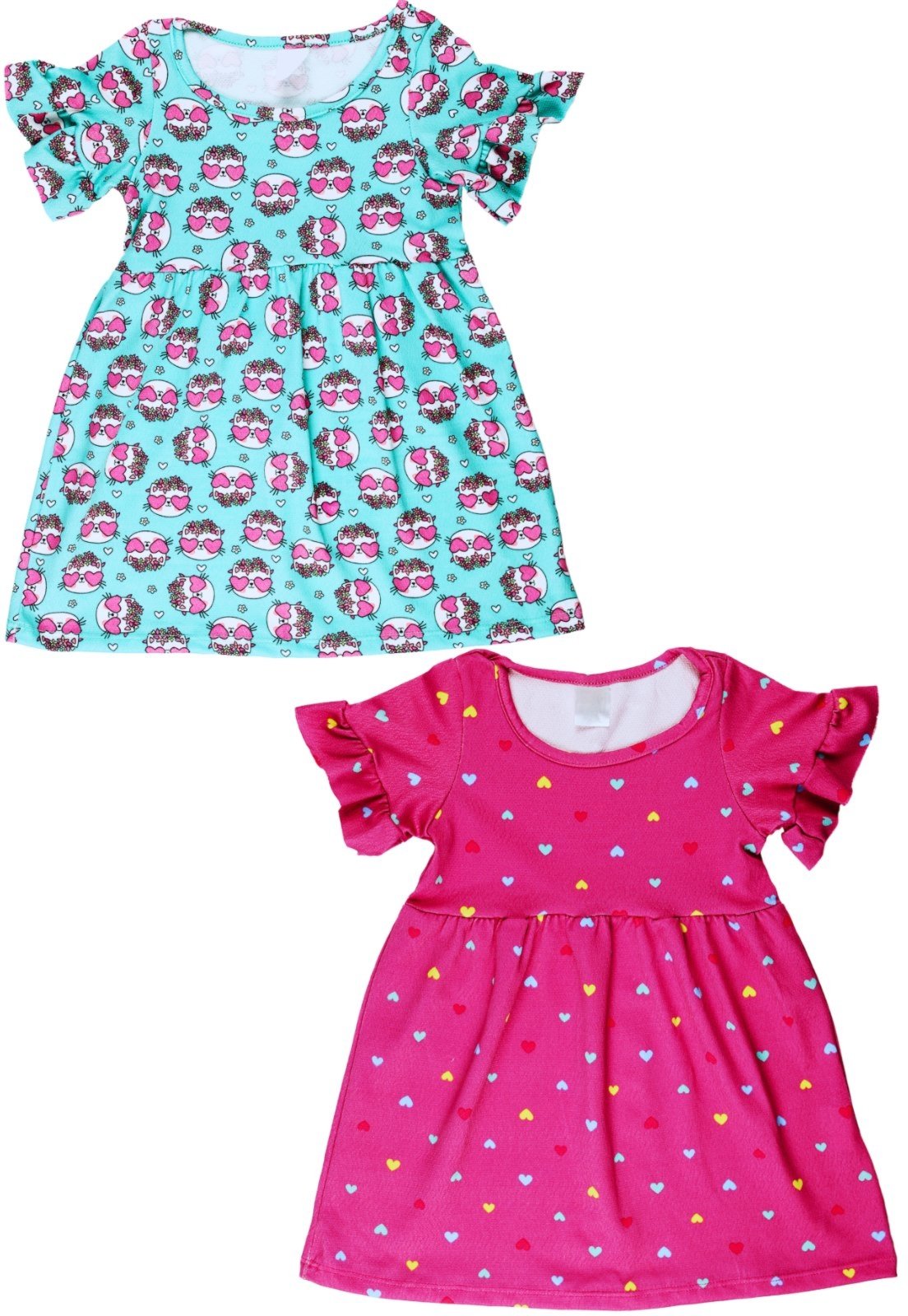 VESTIDO LONGO INFANTIL MENINA ESTAMPADO