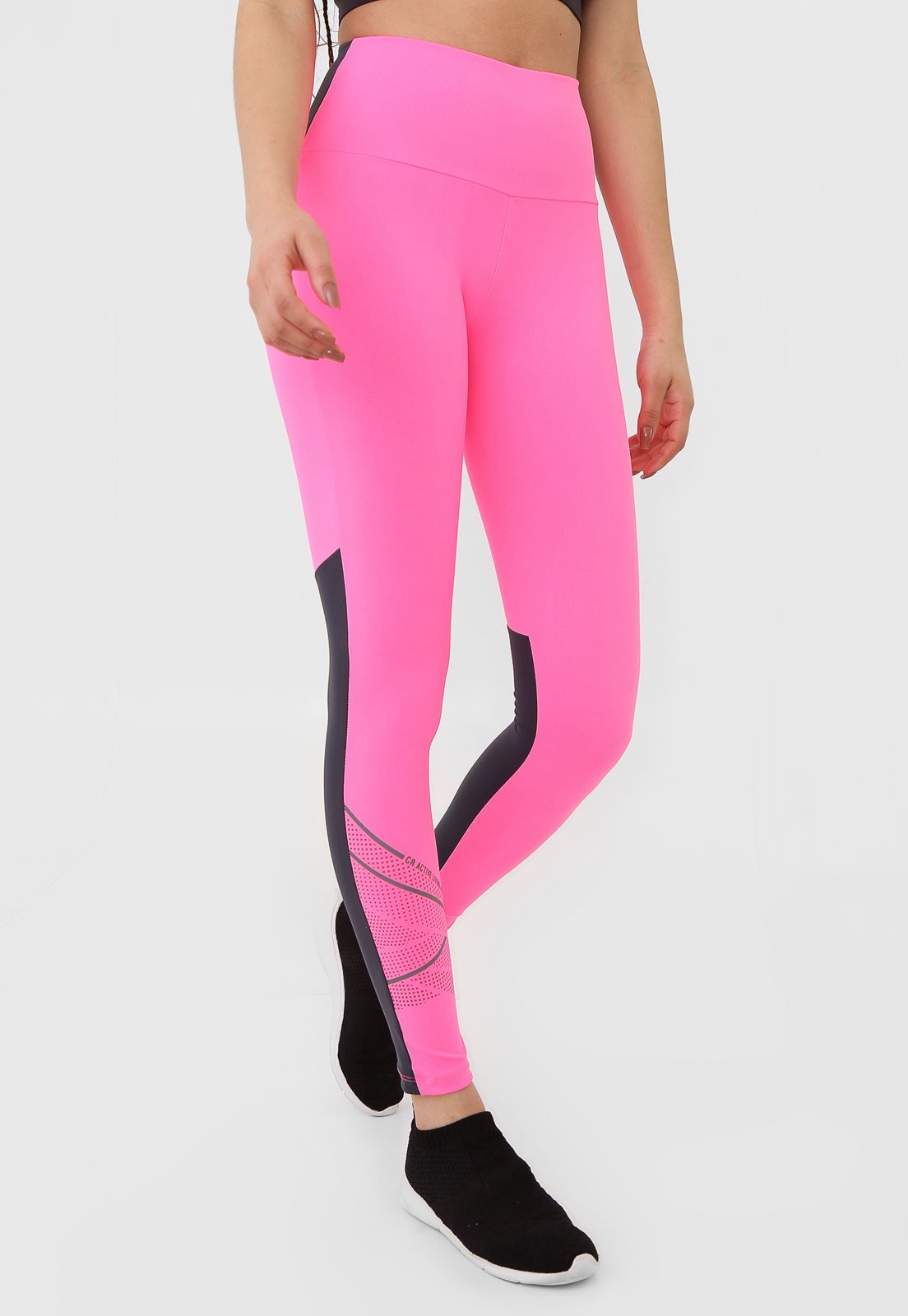 Legging COSTA RICA Recortes Neon Pink - Compre Agora