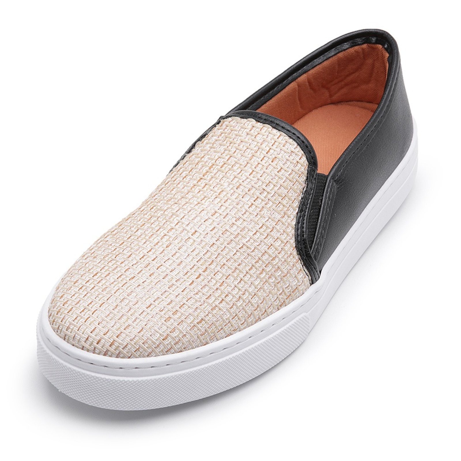 tênis casual slip on cristaishoes preto