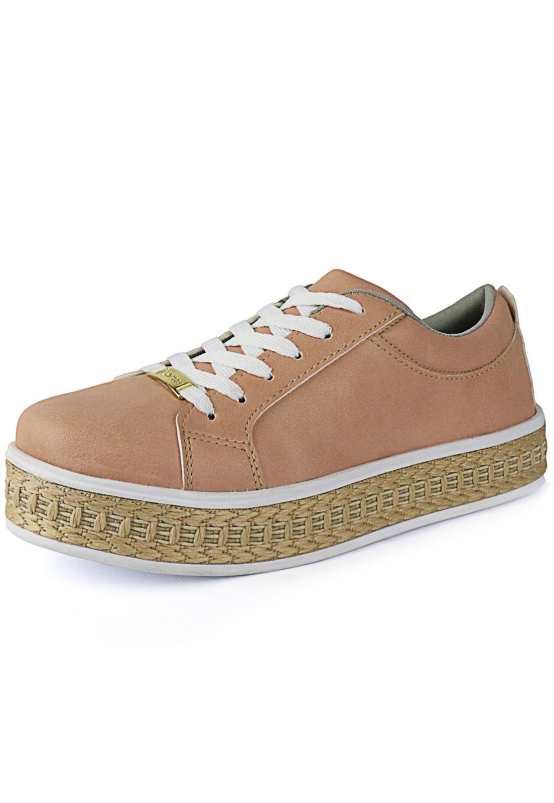 tenis rosa de salto