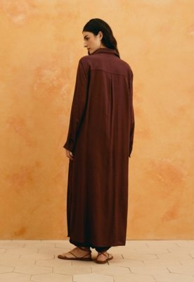 Calça Aladdin Lisa Marrom