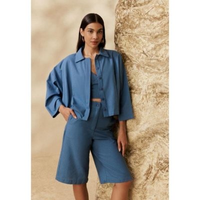 Jorts Liso Cós Azul