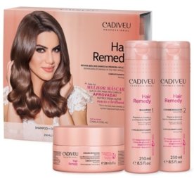 Menor preço em Kit Hair Remedy Reparador Cadiveu Professional (3 Produtos)