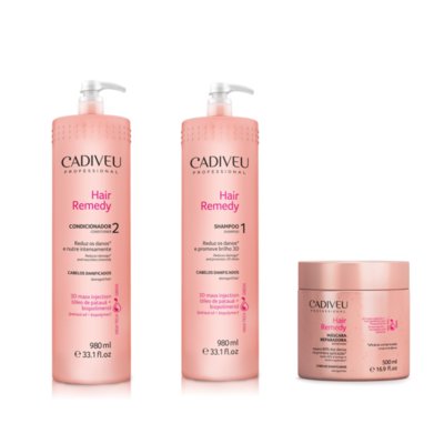 Menor preço em Kit Tratamento Cadiveu Hair Remedy
