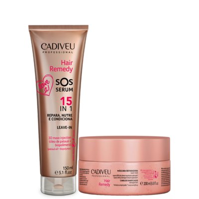 kit Cadiveu Hair Remedy Máscara   Sos Serum 15 Em 1 Leave-in é boa?