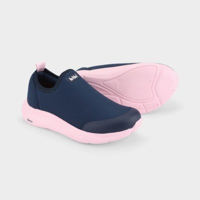 Tênis Infantil Bibi Action Azul Marinho com Rosa 25