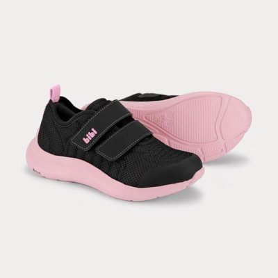 Tênis Infantil Bibi Action Preto com Rosa 25