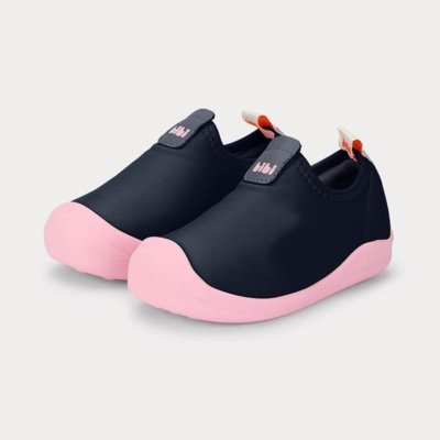 Tênis Infantil Bibi Fisioflex 5.0 Azul Marinho com Rosa 18