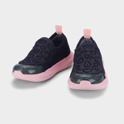 Tênis Infantil Bibi Flash Azul Marinho com Rosa 18