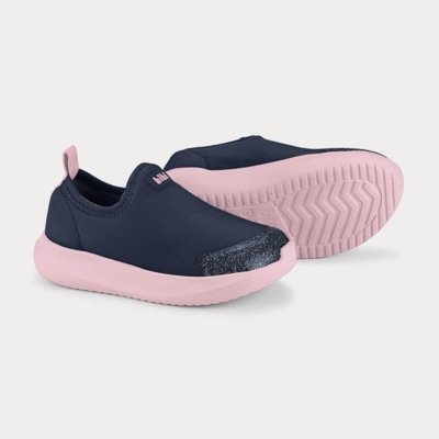 Tênis Infantil Bibi Flash Azul Marinho com Rosa 27