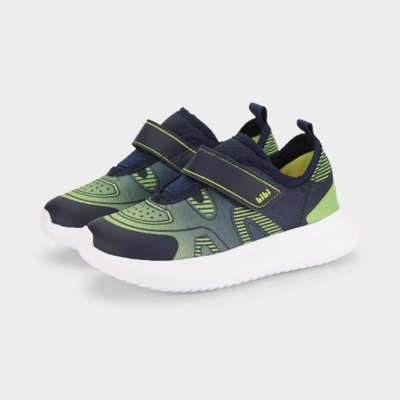 Tênis Infantil Bibi Flash Azul com Verde 18