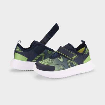 Tênis Infantil Bibi Flash Azul com Verde 18