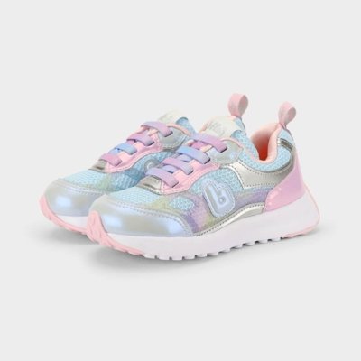 Tênis Infantil Bibi Jogging Azul com Rosa 22