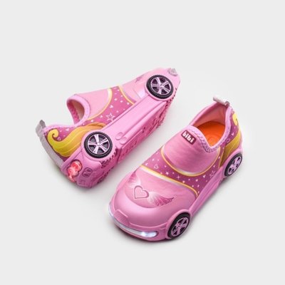 Tênis Infantil com LED Bibi Turbo Rosa 22