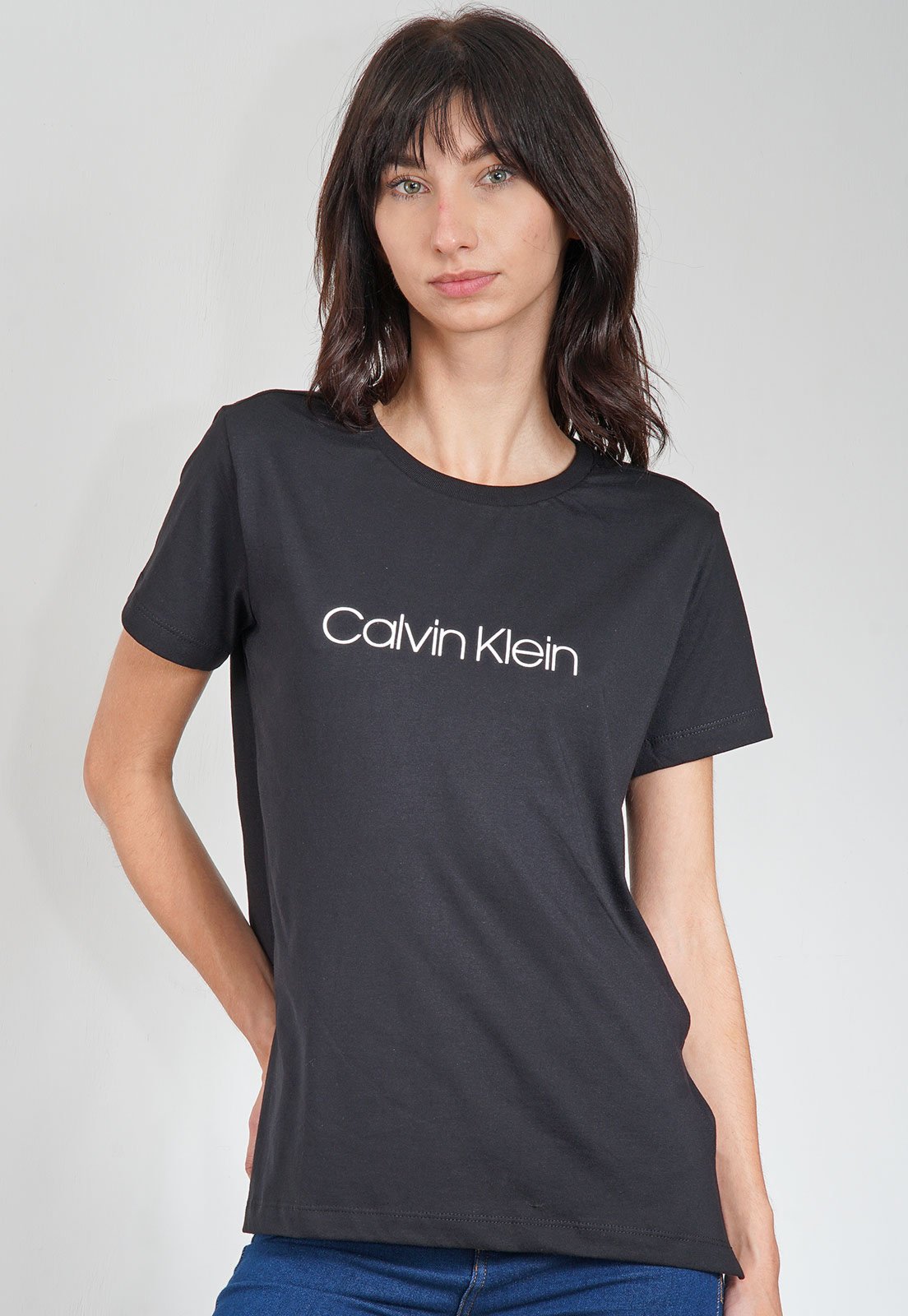 Blusa Calvin Klein Preta - Compre Agora | Dafiti Brasil