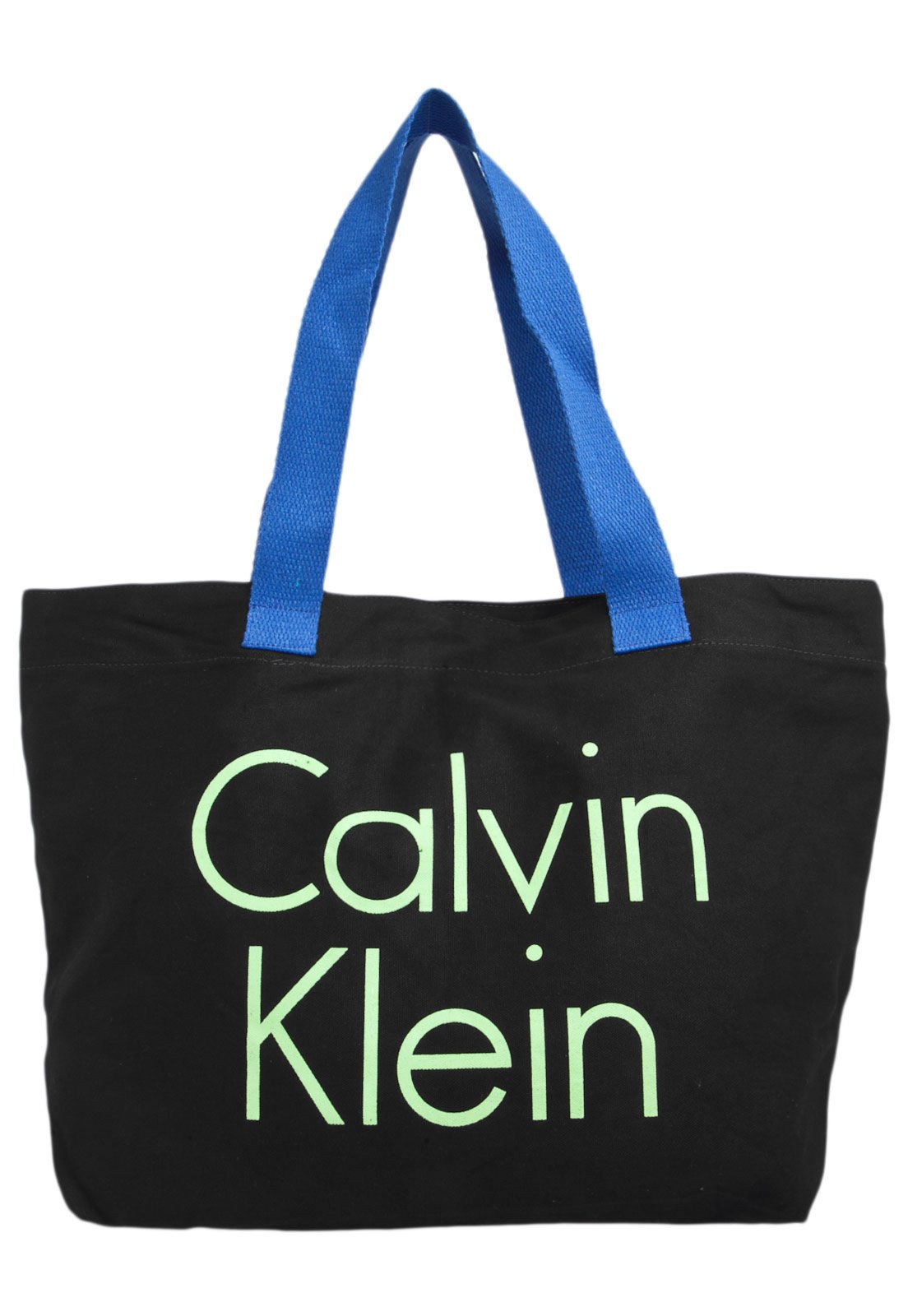 Bolsa Calvin Klein Logo Preta - Compre Agora