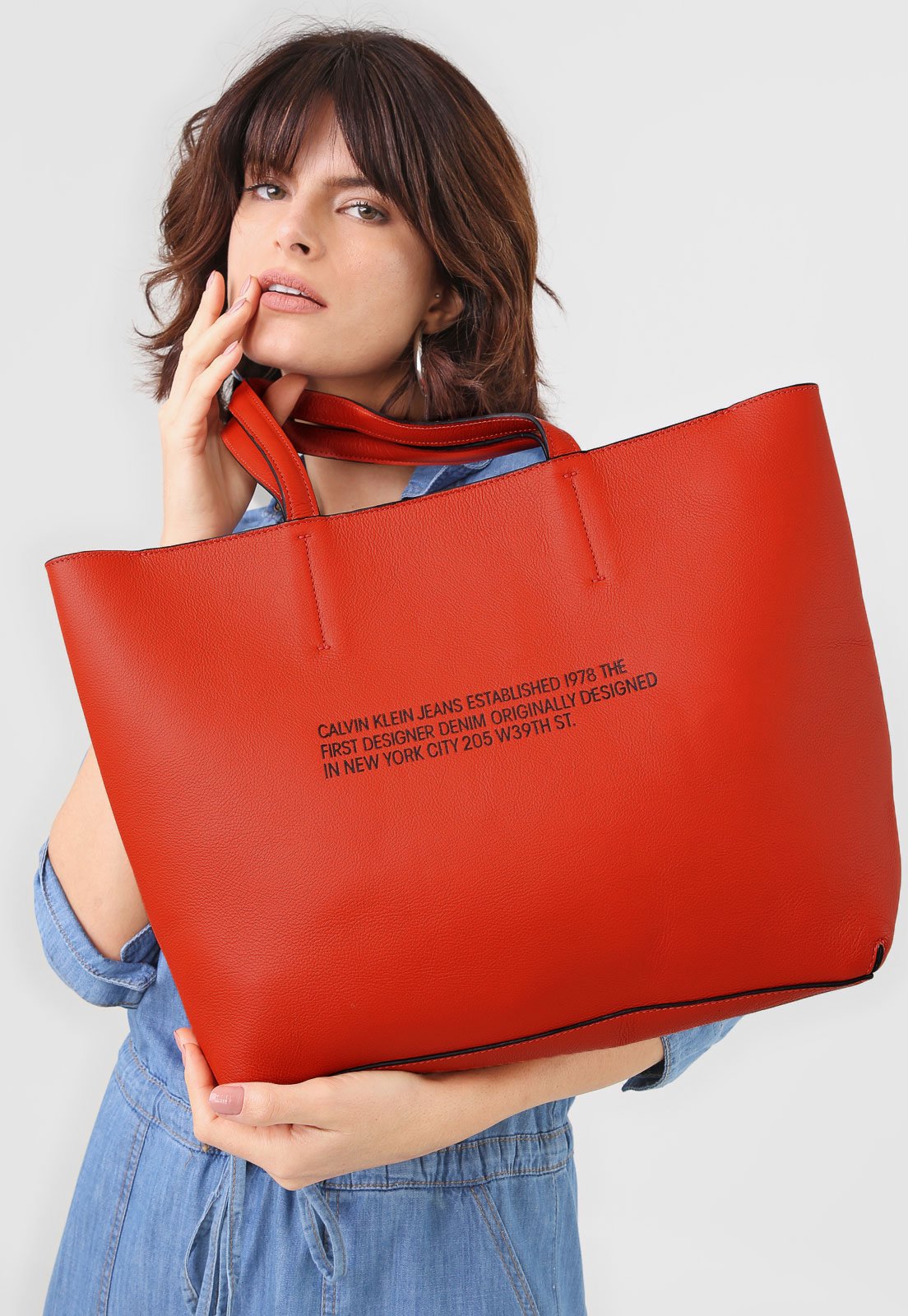 ck red bolsa