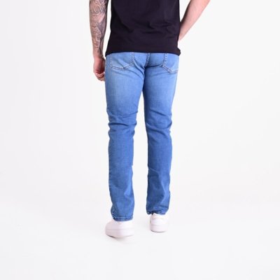 Calça Jeans Calvin Klein Moletom Slim Azul&nbsp;