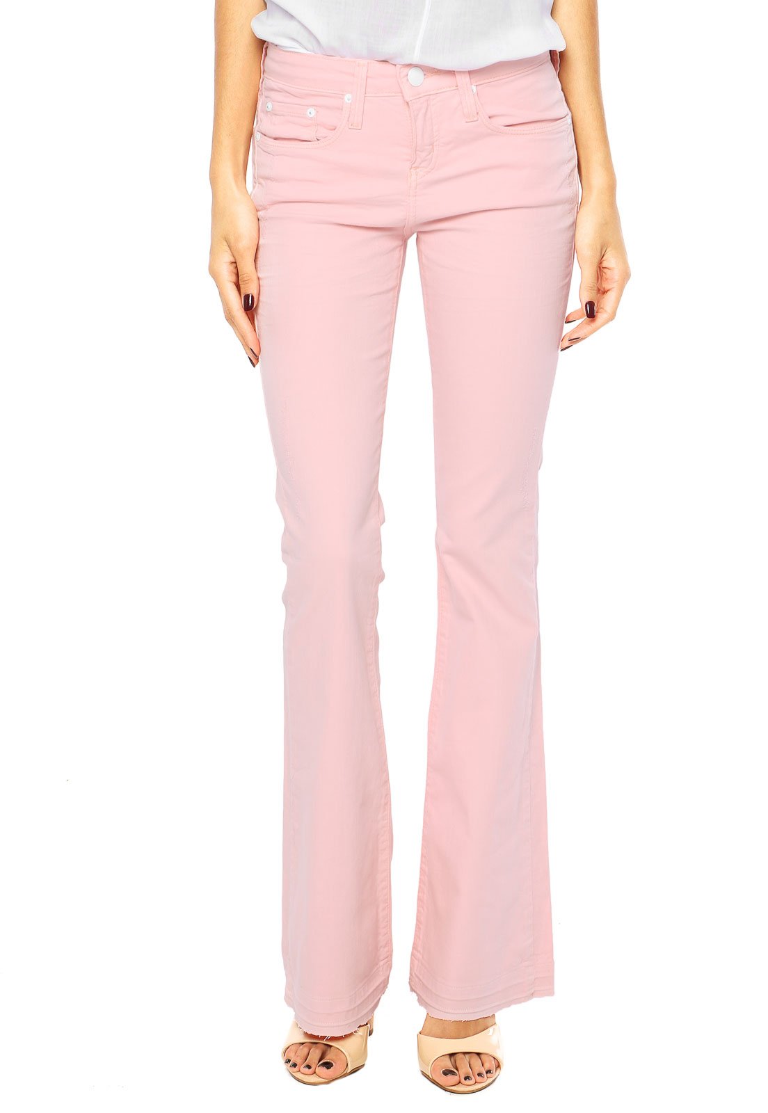 calca rosa jeans