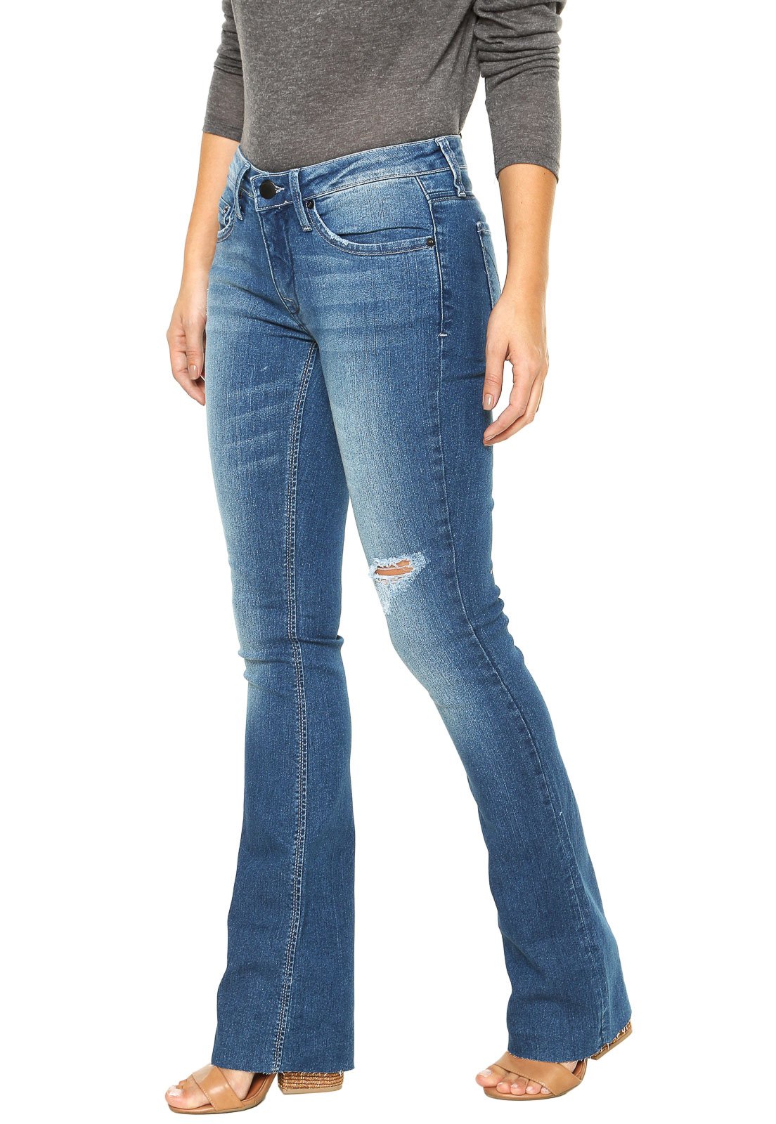 Calças jeans femininas calvin 2024 klein