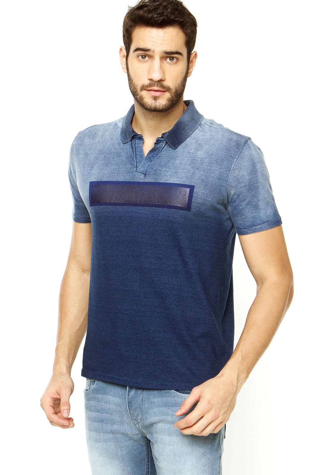 camisa polo jeans