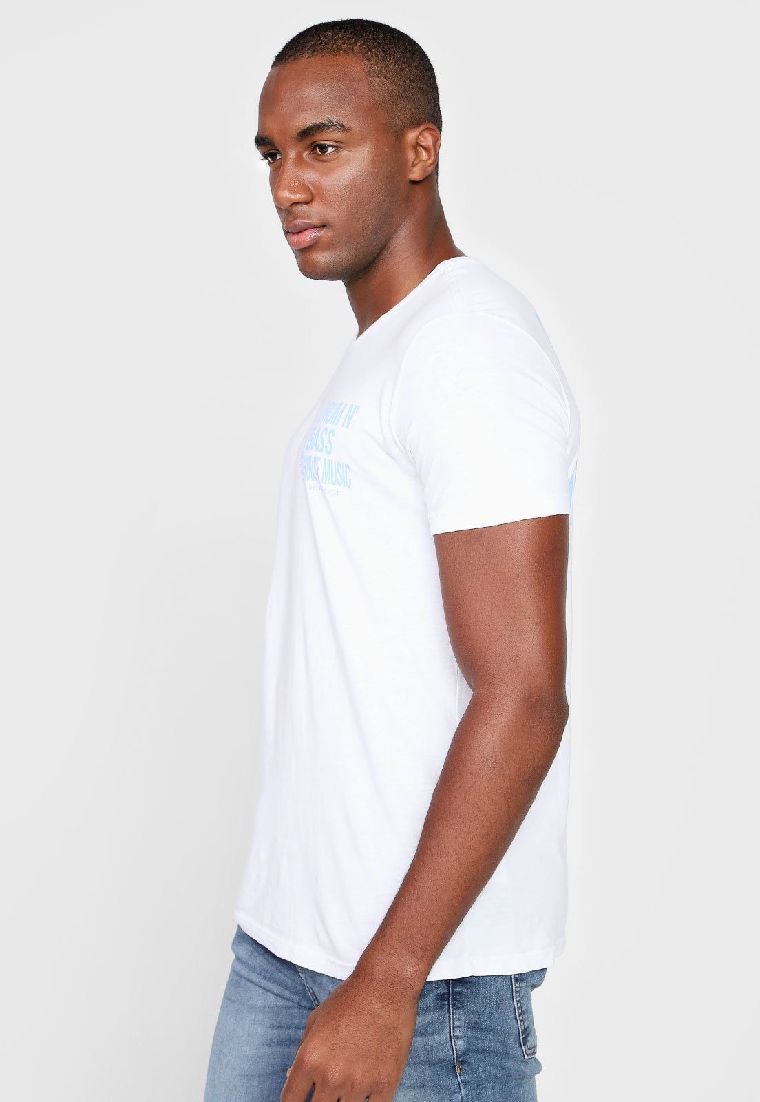 Camiseta Calvin Klein Jeans Lettering Branca