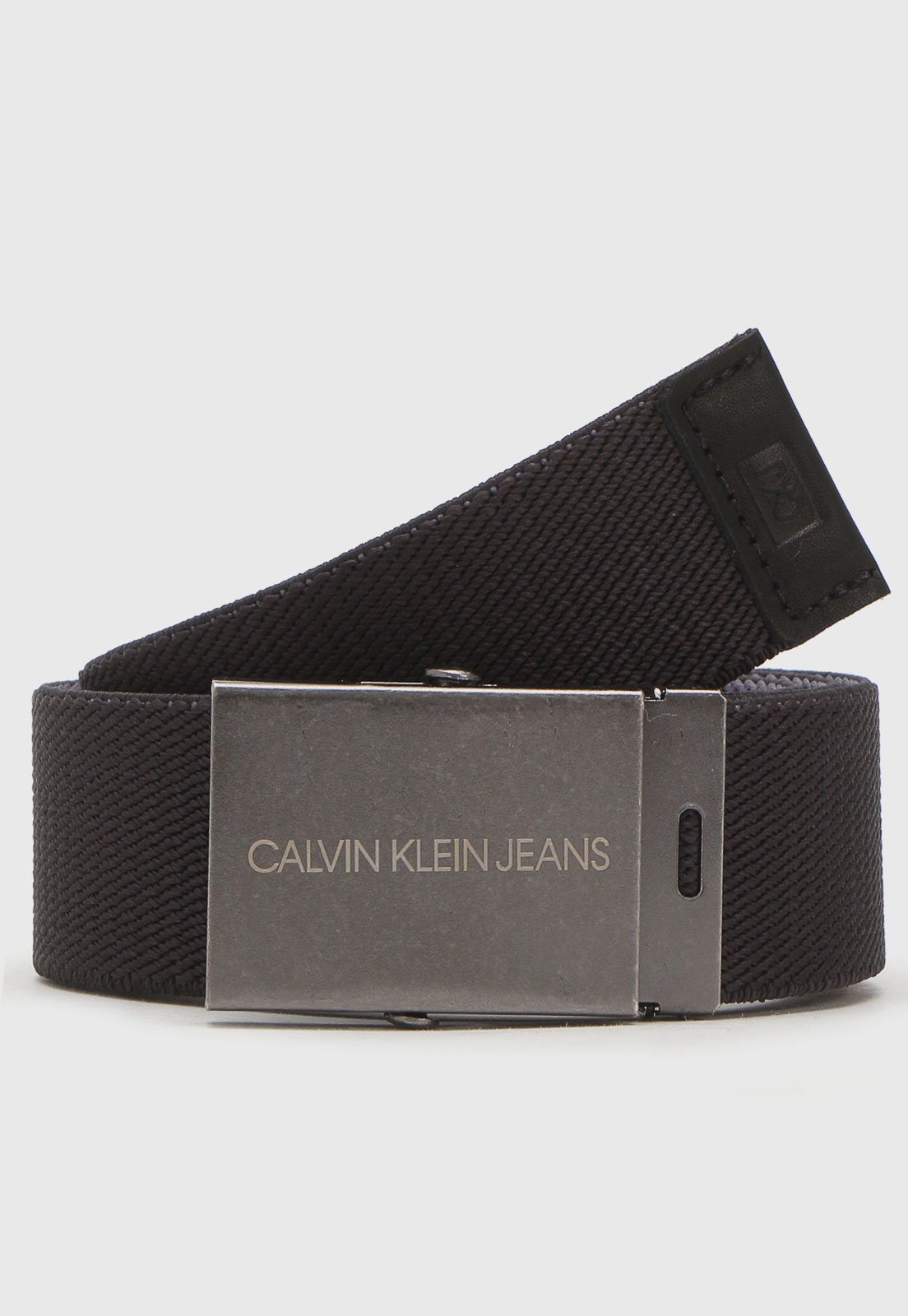 Cinto Calvin Klein Jeans Texturizado Grafite - Compre Agora | Kanui Brasil