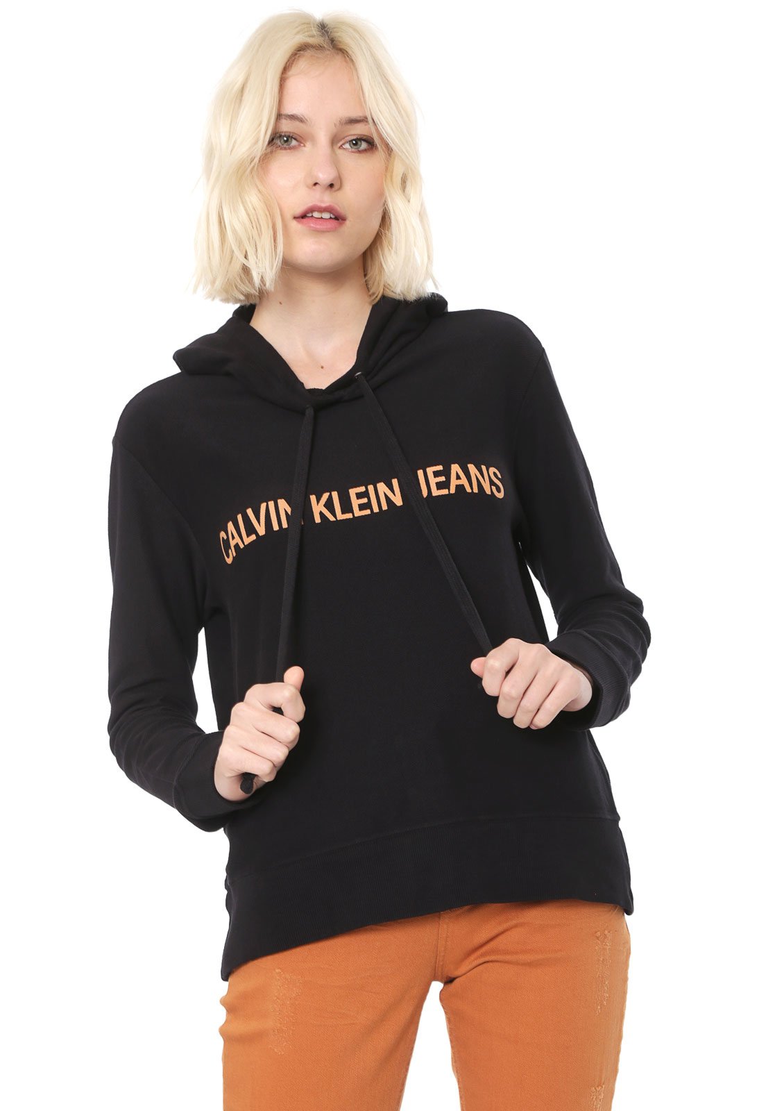 calvin klein moletom com capuzs womens