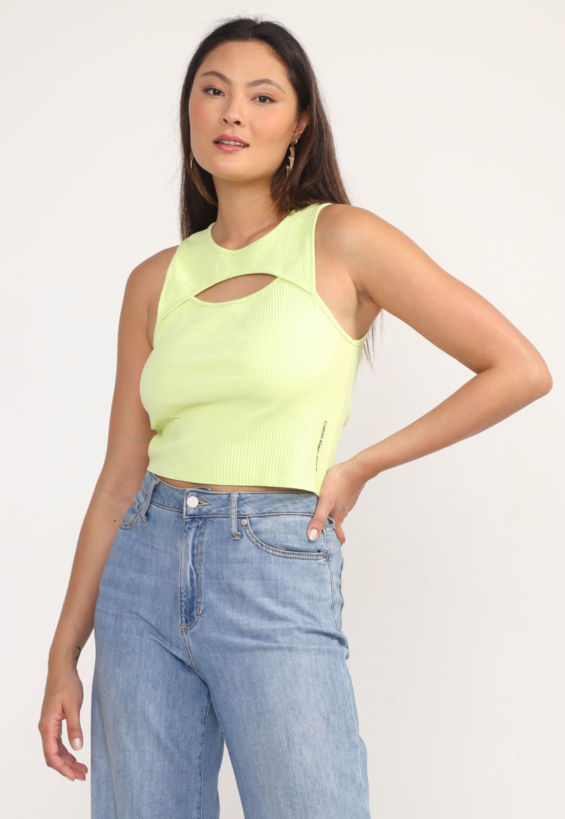 Regata Cropped Estampa Issue Calvin Klein