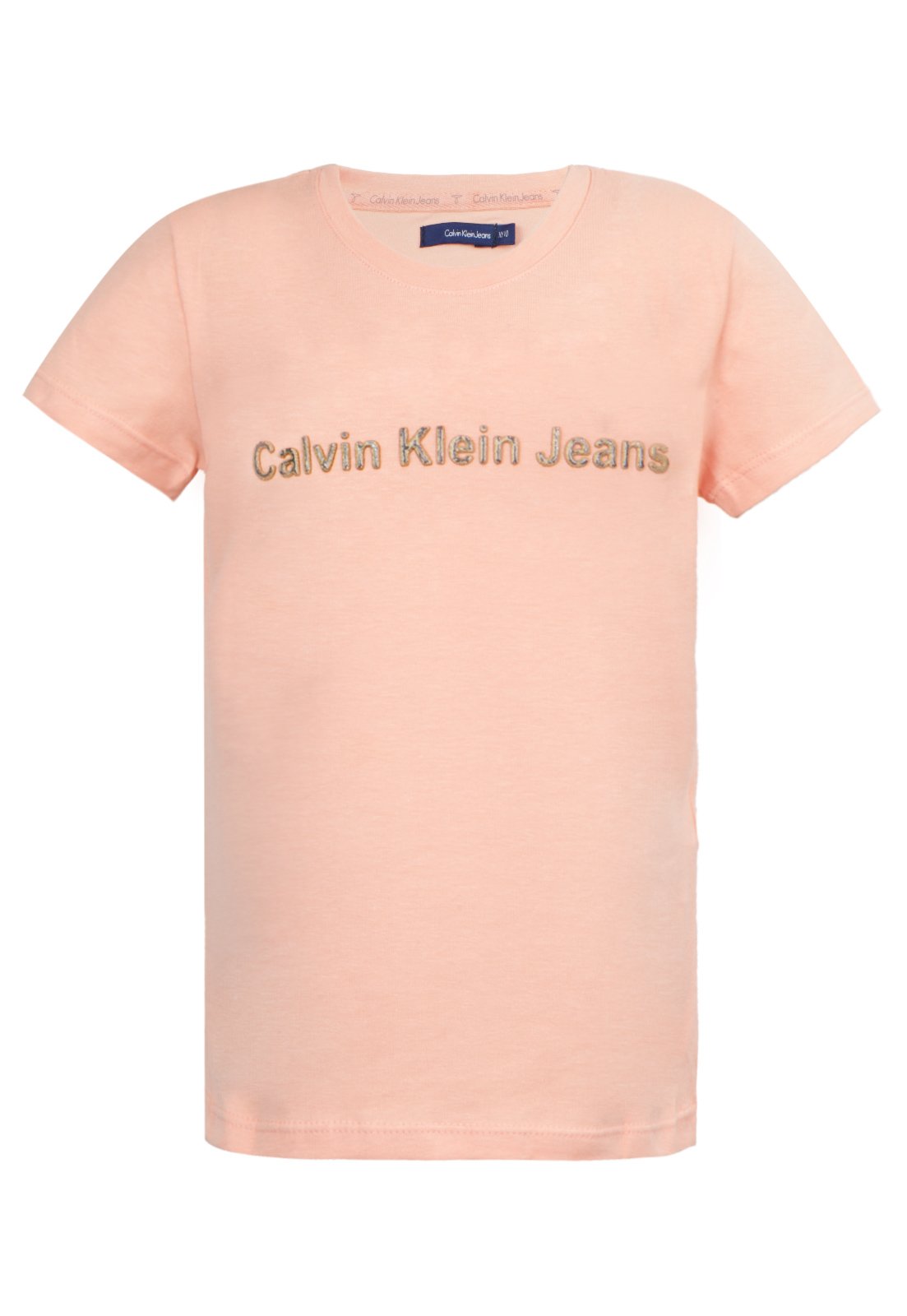 Calvin Klein Tag Logo Print String Bralette