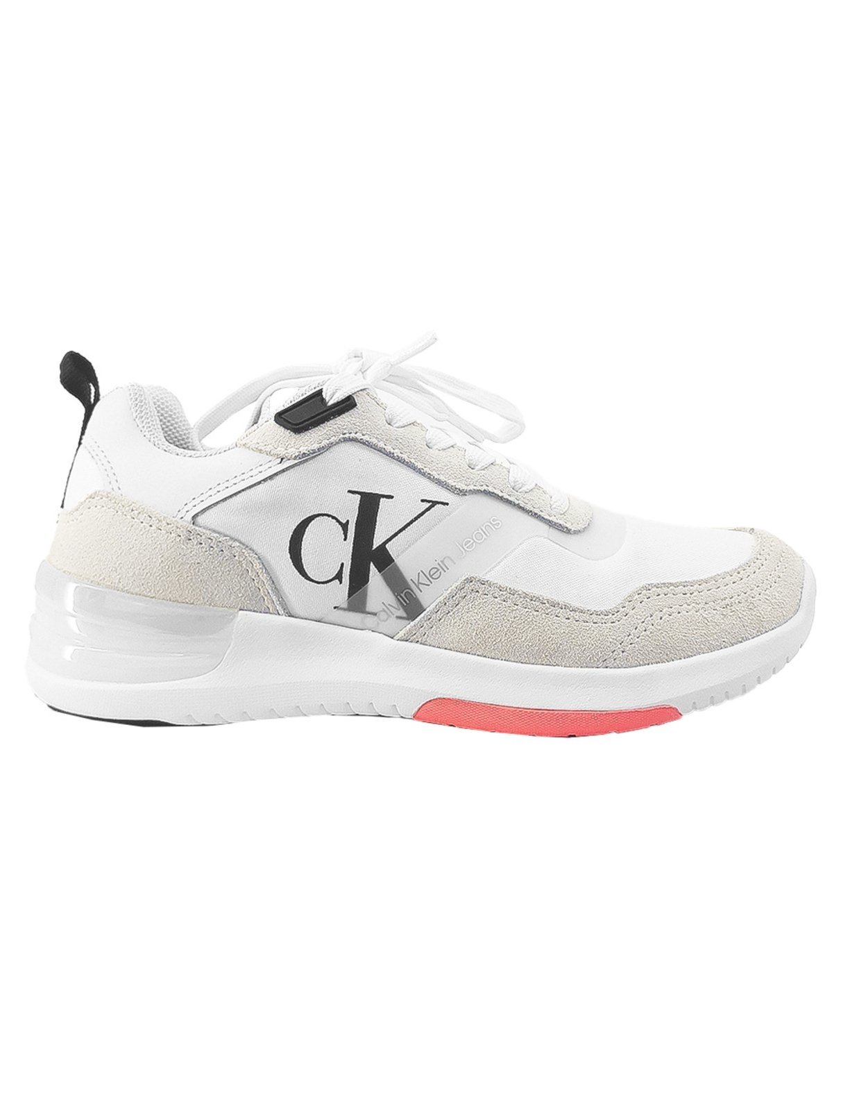 Tênis Calvin Klein Jeans Masculino Air Logo Branco - Corre Que Ta Baratinho