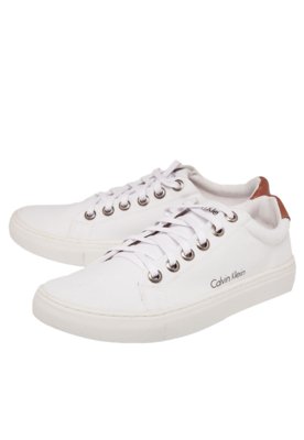 Tenis calvin hot sale klein branco feminino