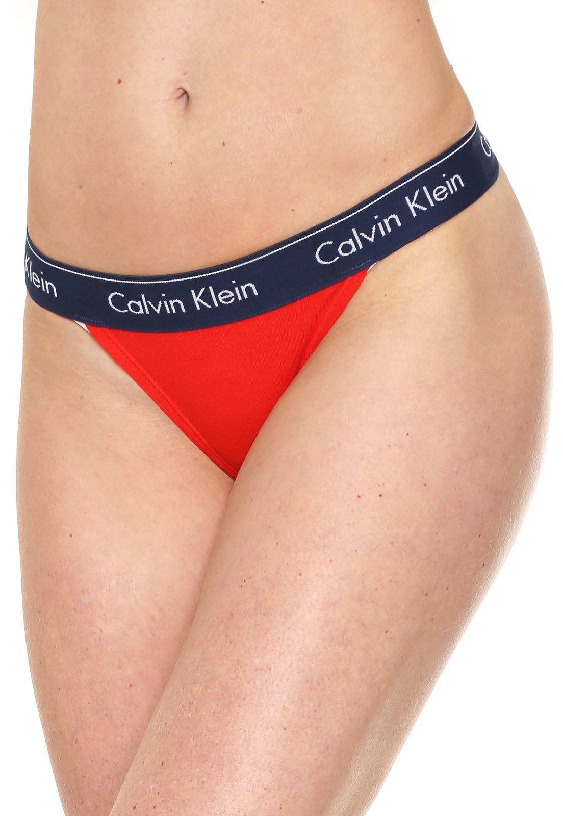Tanga Calvin Klein Modern vermelho