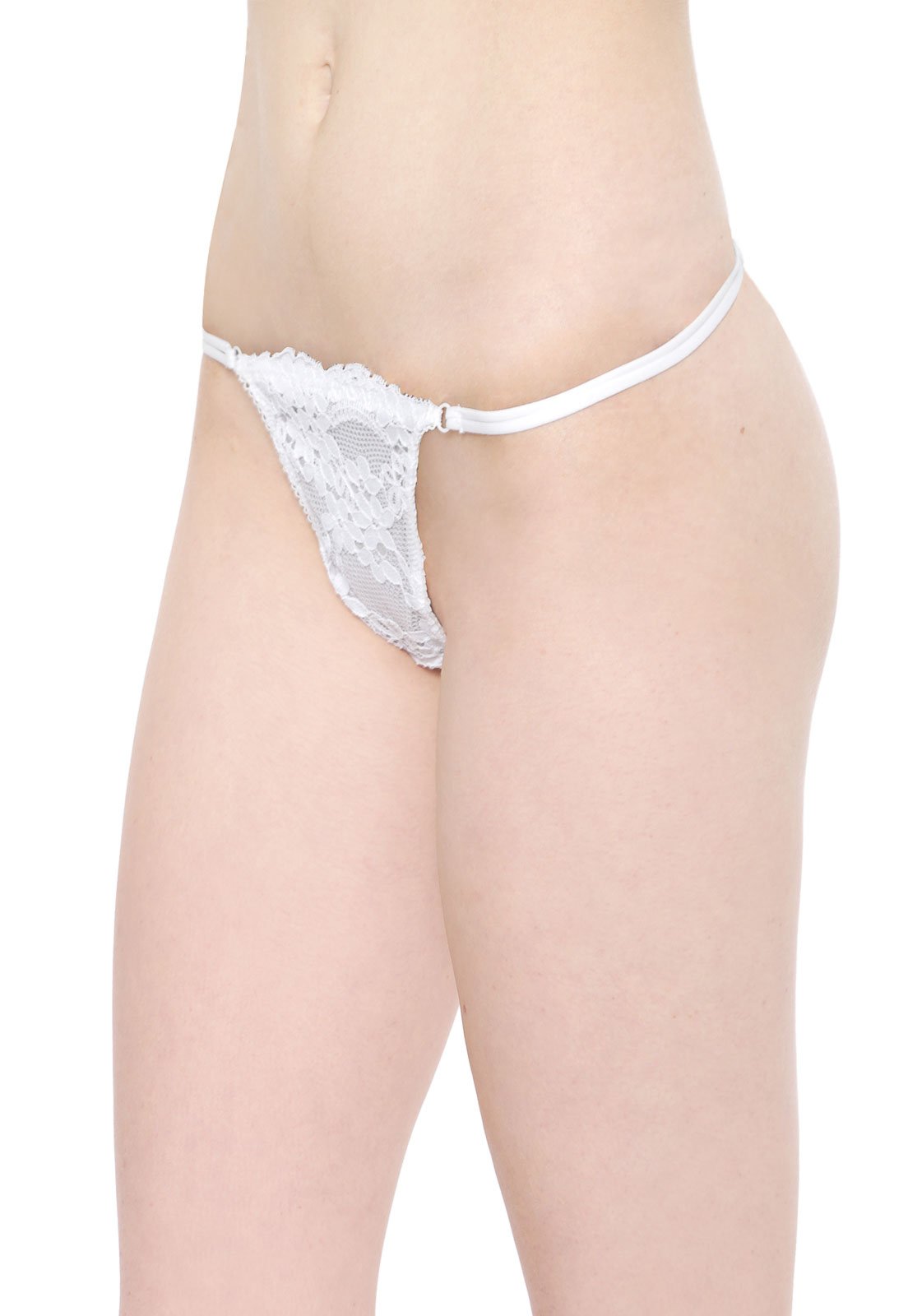 Calcinha Calvin Klein Underwear Tanga Renda Branca - Compre Agora