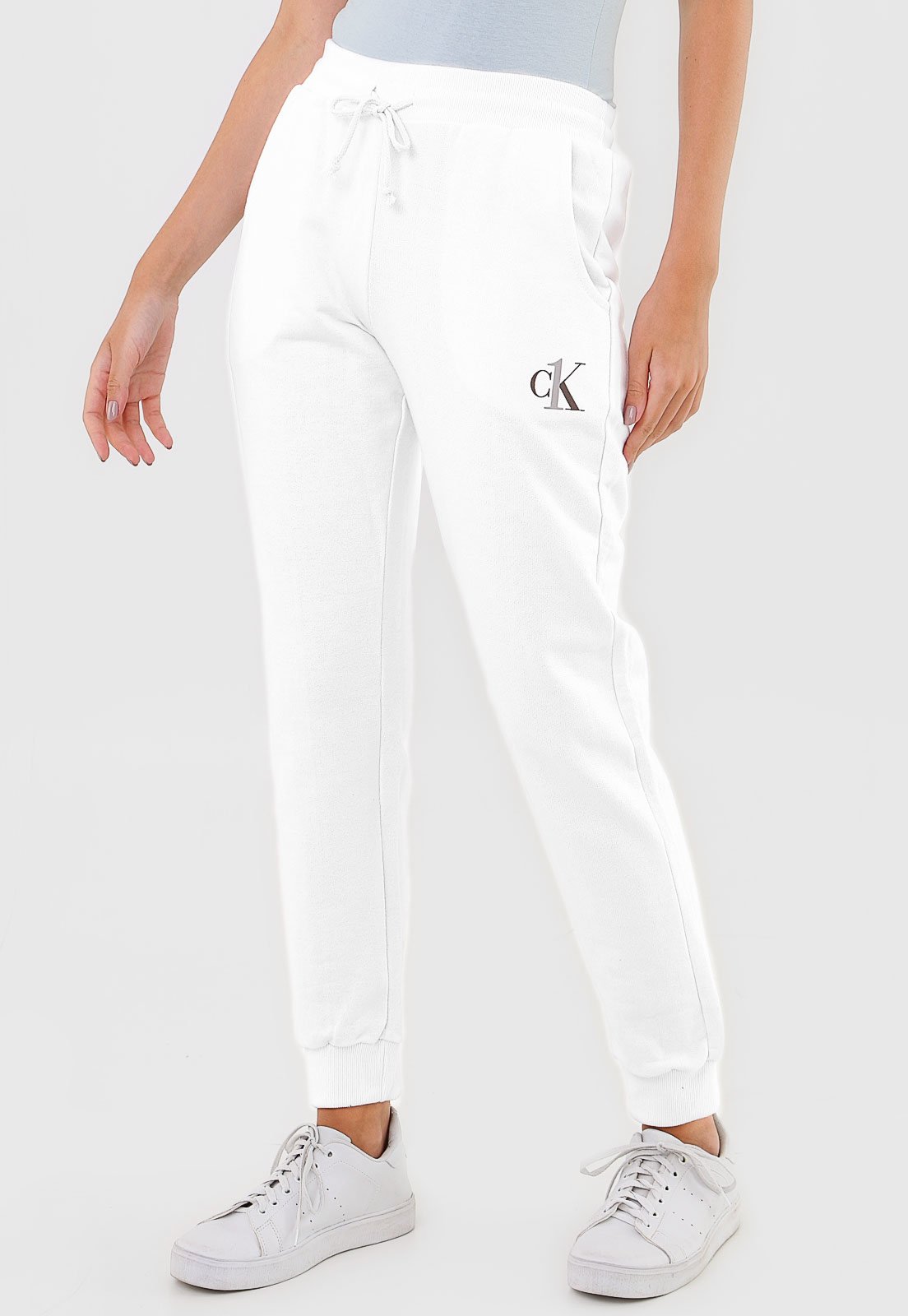 Calça branca store calvin klein feminina