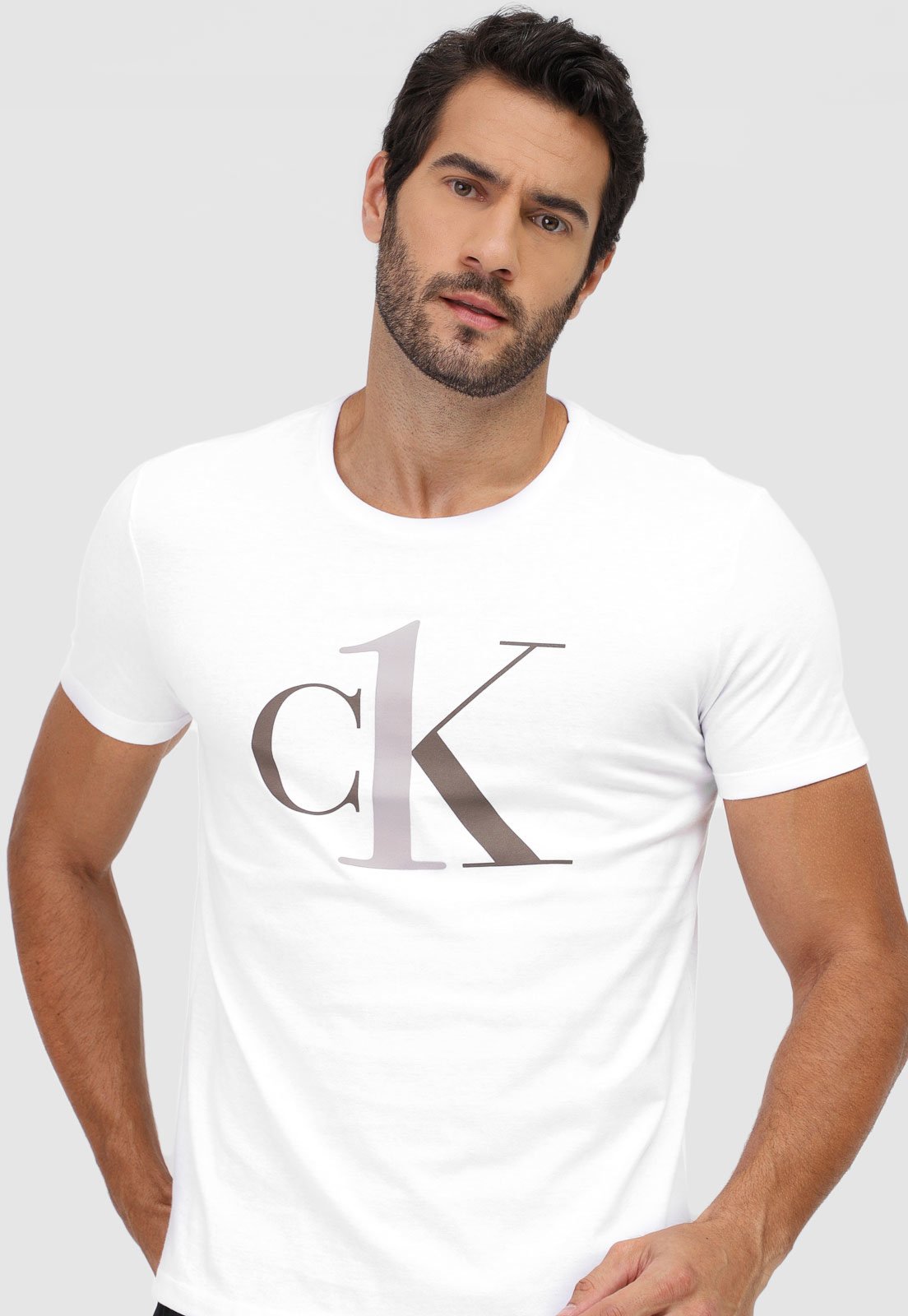 Camiseta Calvin Klein Underwear Logo Branca - Compre Agora | Dafiti Brasil