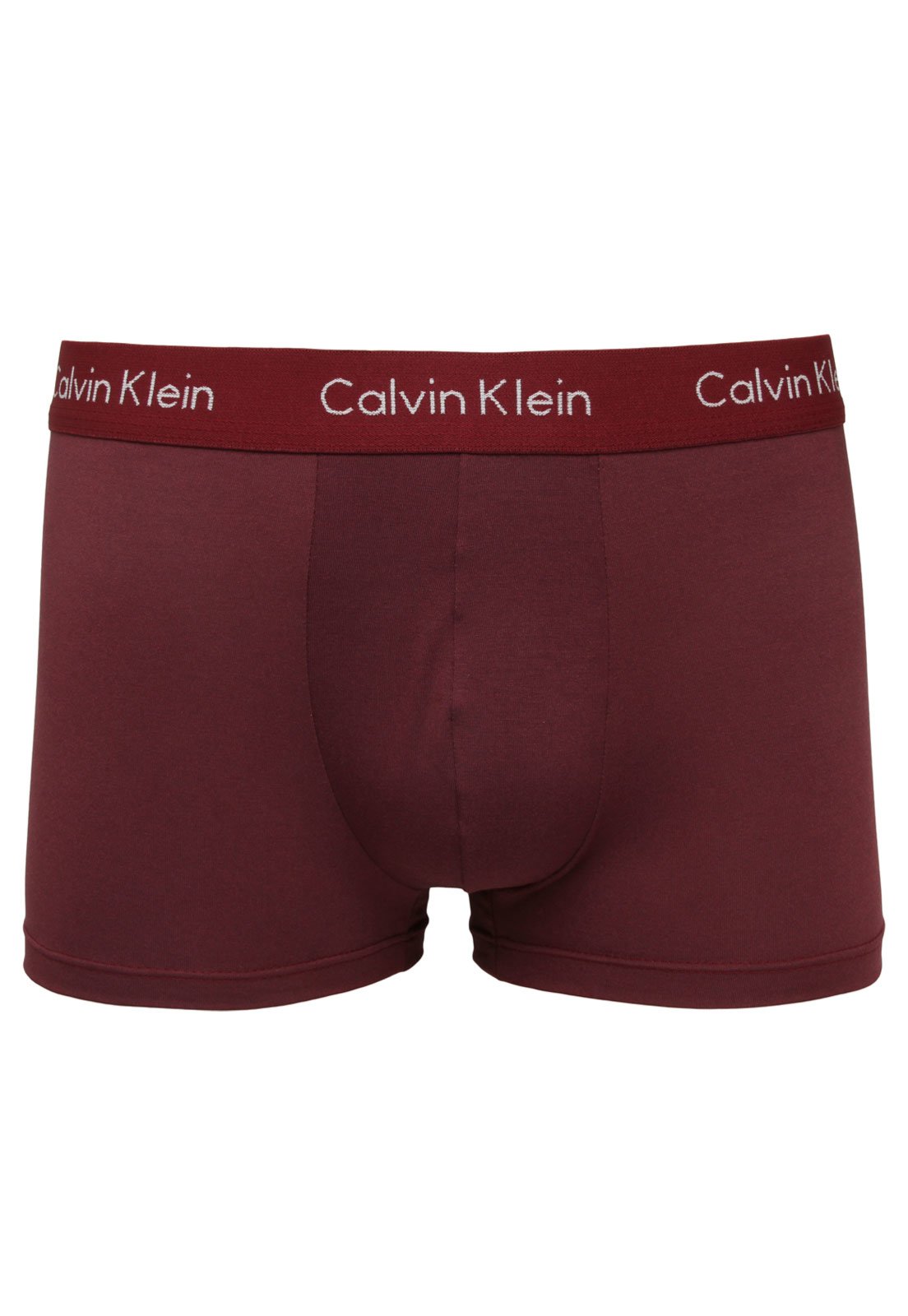 Cueca Calvin Klein Underwear Boxer Logo Vinho - Compre Agora