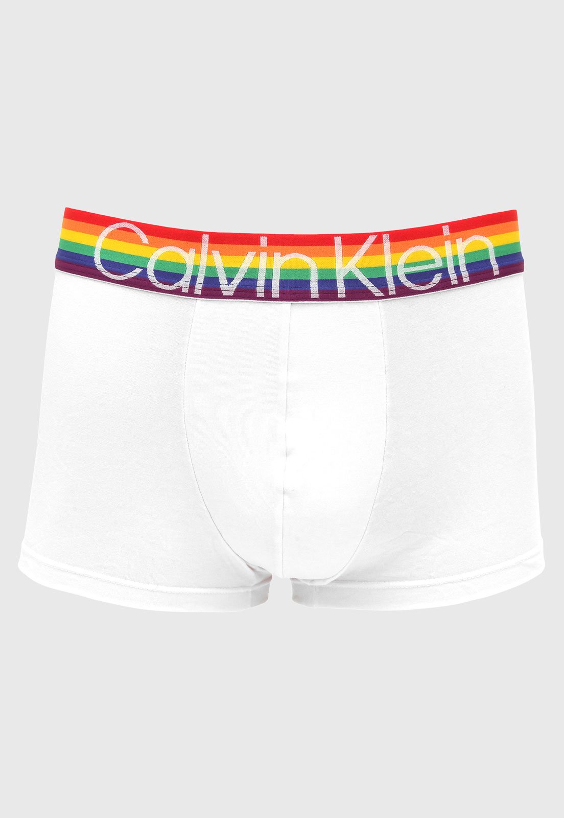 Cueca Calvin Klein Underwear Thong Slip Pride Branca - Compre