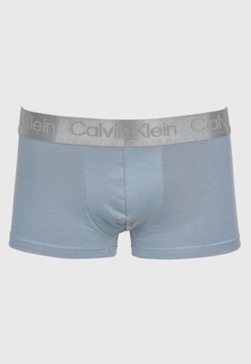 Cueca Low Rise Trunk Calvin Klein Pima Azul