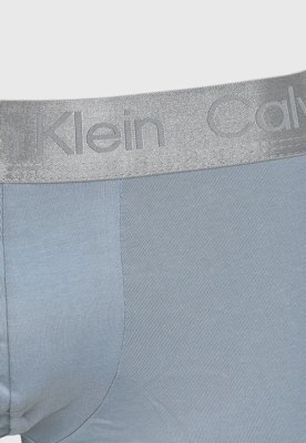 Cueca Low Rise Trunk Calvin Klein Pima Azul