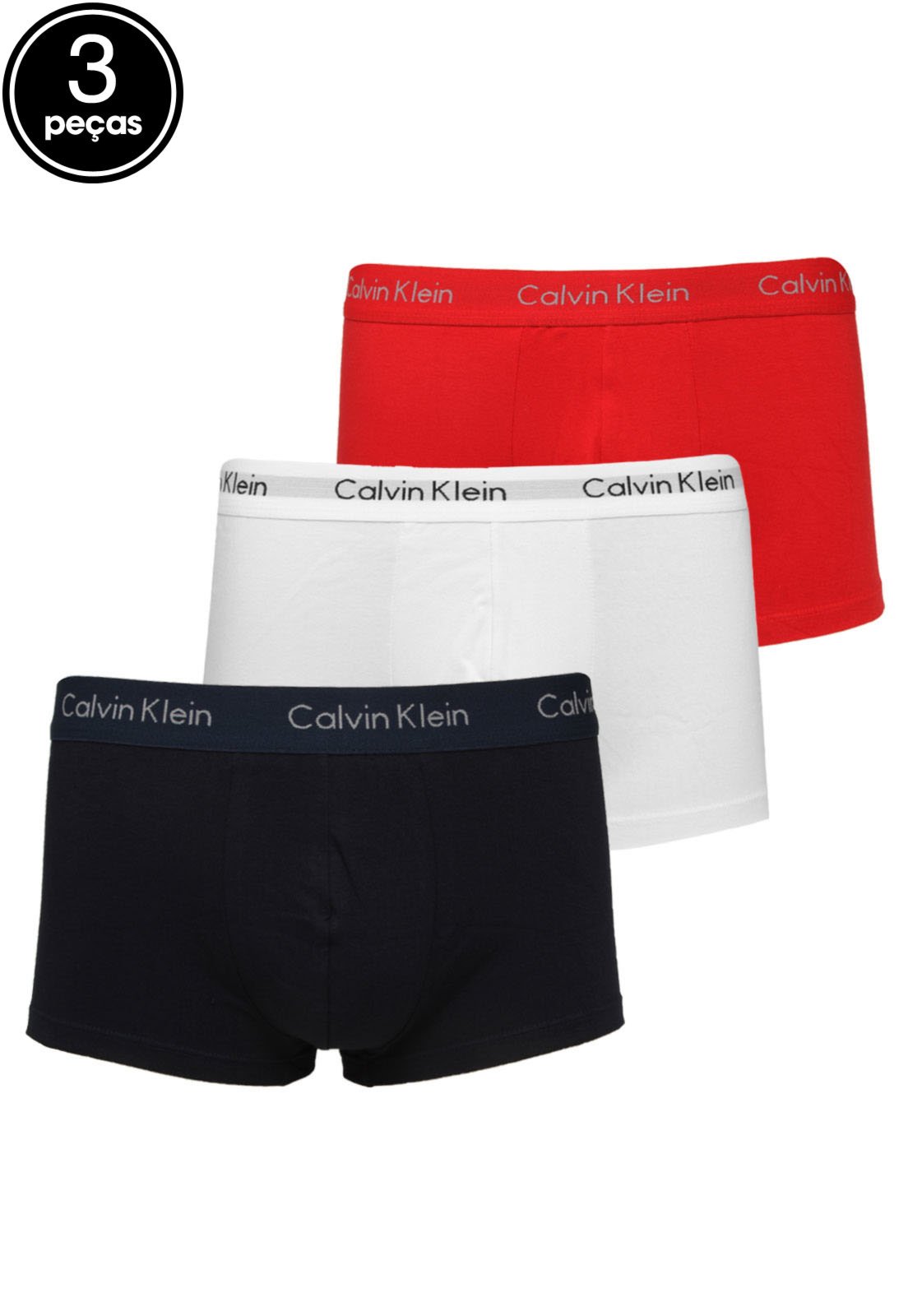 Calvin Klein Underwear Tanga em Azul, Acinzentado, Vermelho Fogo, Preto,  Branco
